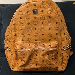 MCM Stark Side Studs Backpack in Visetos